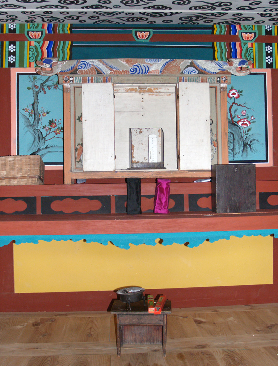 Yu Hŭi-ch’un’s Shrine, Inside
